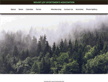 Tablet Screenshot of mountjoysportsmen.com